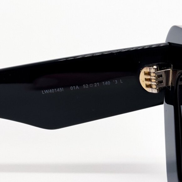 NEW LW40145I 01A LOEWE WOMEN CAT EYE SUNGLASSES LOEWE - Picture 9 of 11
